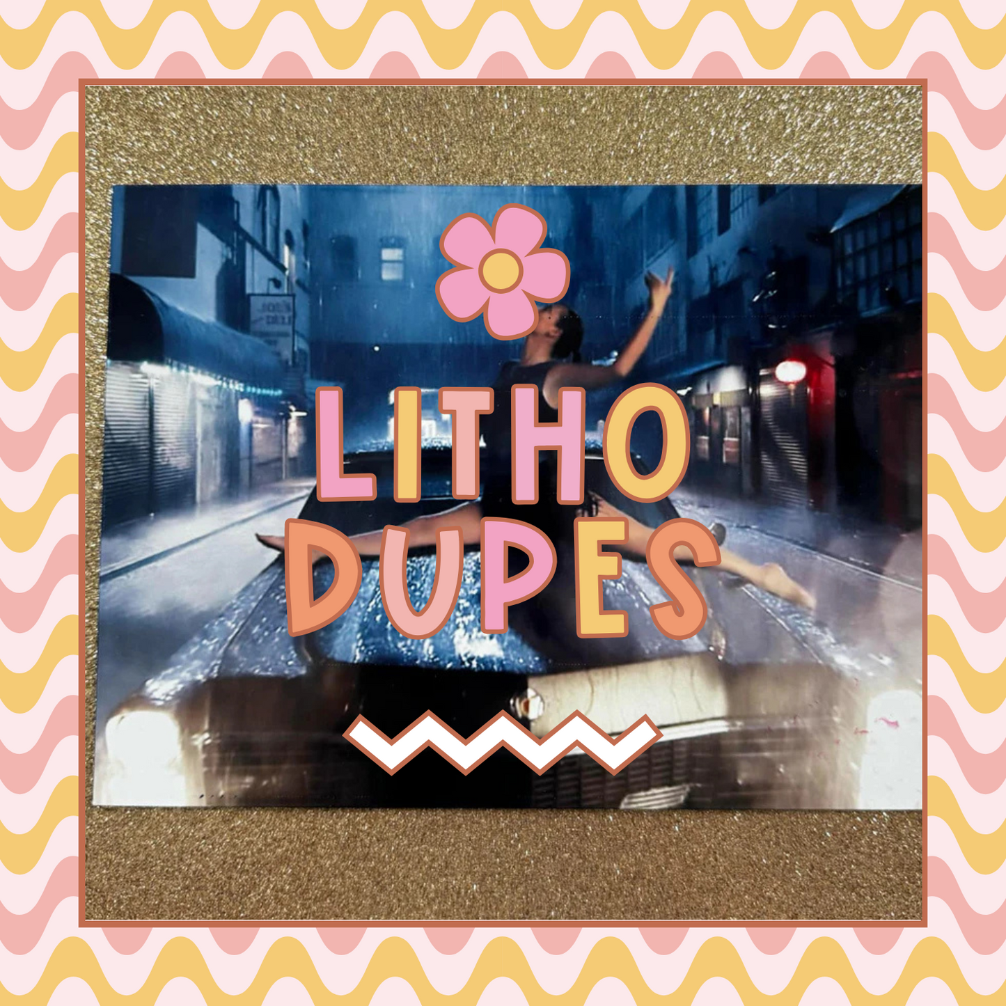 Litho dupes - aluminium print - 20x15cm