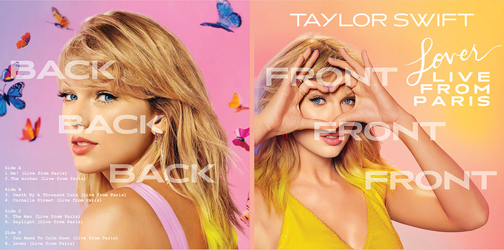 Lover Live From Paris double vinyl gatefold with posters - Taylor Swift - Digital download