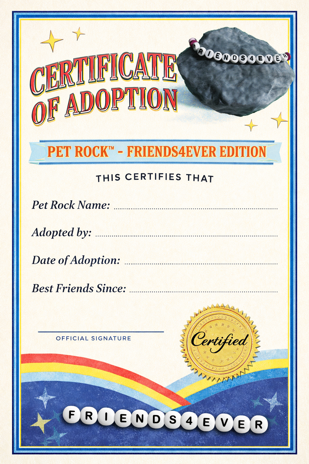 PET ROCK™ — FRIENDS4EVER EDITION
