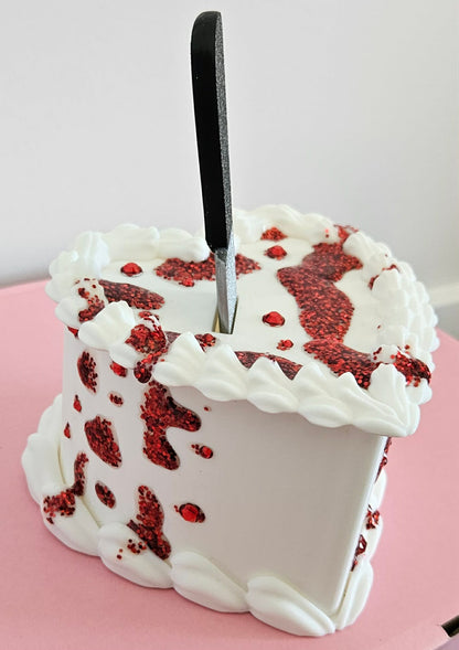 1989 Blank Space cake trinket dish (hand embellished)
