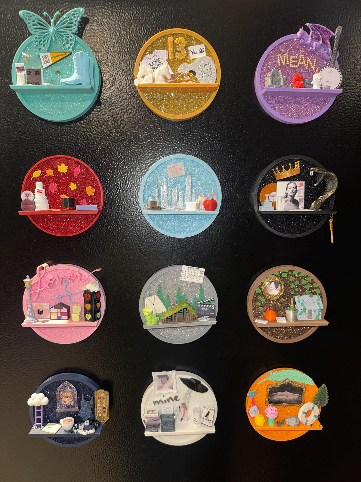 Meet Me on the 13th Limited Edition · Drop 1 - Tiny Taylor World magnets