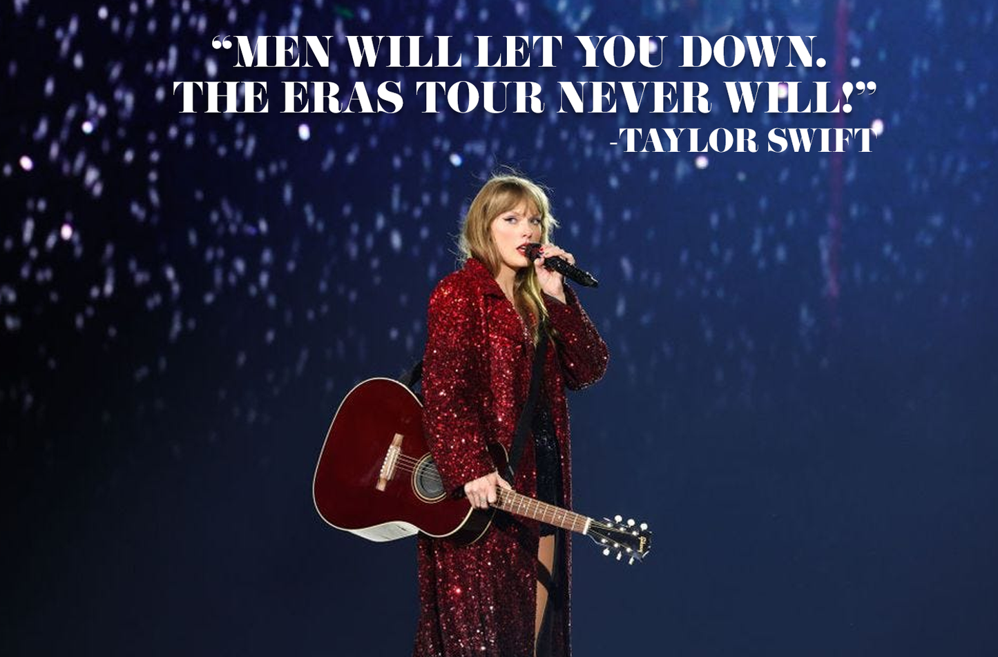 Eras Tour Stage - hand-glittered