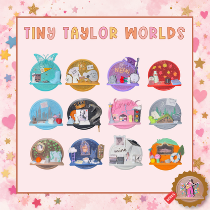 Meet Me on the 13th Limited Edition · Drop 1 - Tiny Taylor World magnets