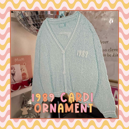 Ornament - 1989 Cardigan (in stock)