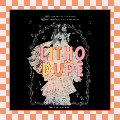Litho dupes - folklore twirling 200mm x 150mm