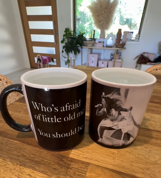 Heat-activated mug - Who's Afraid Of Little Old Me